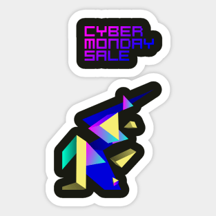 Cyber Monday T-Shirt Sticker